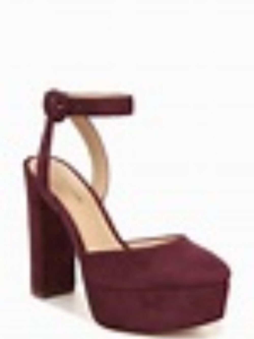 Veronica Beard Women's Suede Magda Merlot Platform Sandals Pumps 9.5 w/box